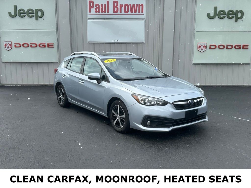 Ice Silver Metallic 2022 Subaru Impreza Premium Wagon AWD Wagon All-Wheel Drive Continuously Variable Transmission