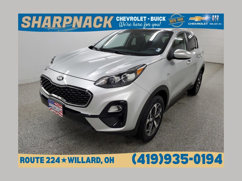 Sparkling Silver 2020 Kia Sportage LX AWD SUV / Crossover All-Wheel Drive 6-Speed Automatic Overdrive