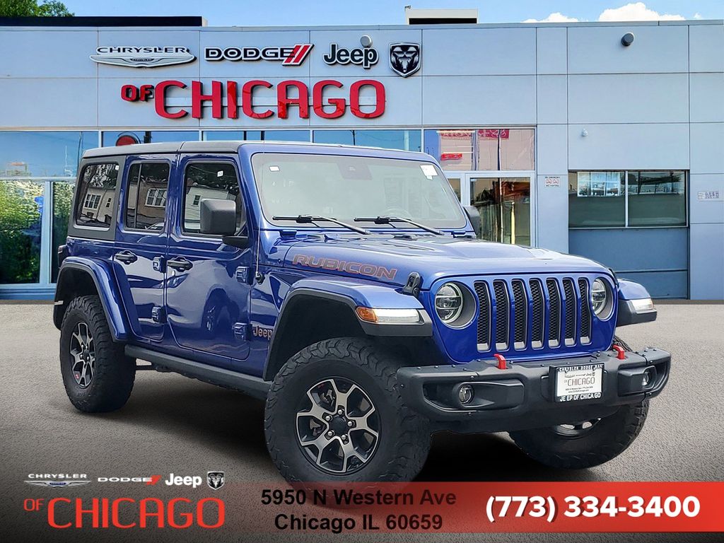 Ocean Blue Metallic Clearcoat 2019 Jeep Wrangler SUV / Crossover Four-Wheel Drive 8-Speed Automatic
