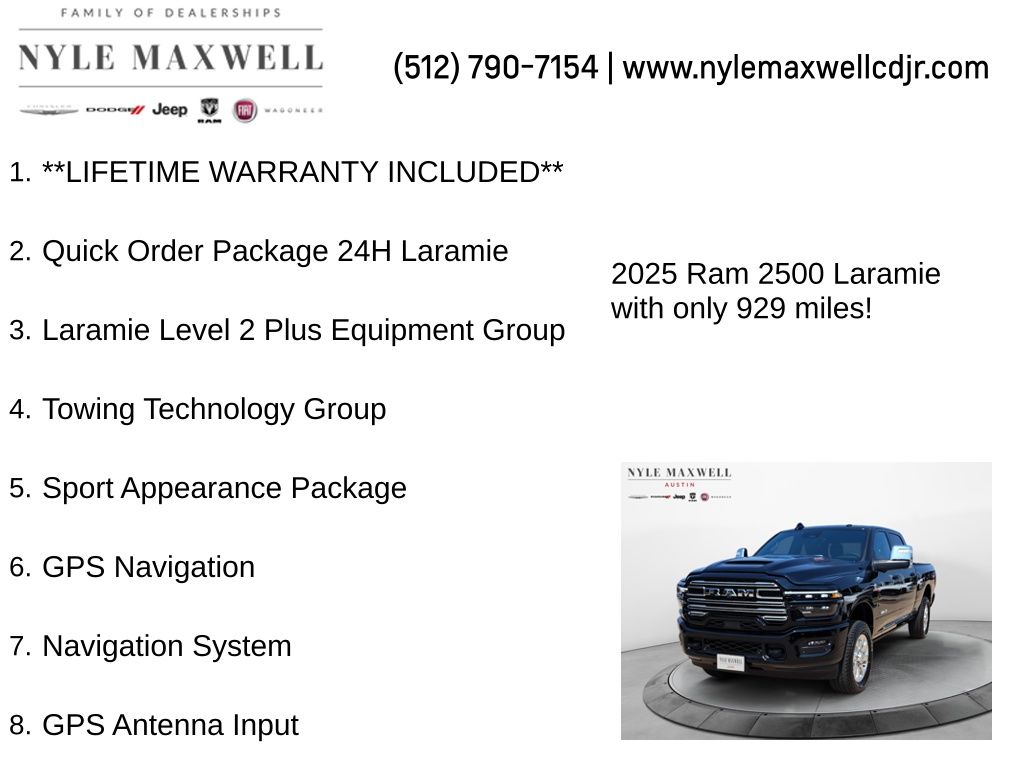 Used Car 2025 Ram 2500  Laramie For Sale Under $80,000 In Austin, Texas