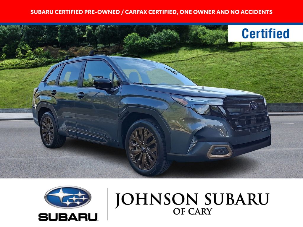 Ice Silver Metallic 2025 Subaru Forester Sport Crossover AWD SUV / Crossover All-Wheel Drive Continuously Variable Transmission