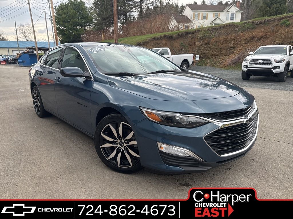 Lakeshore Blue Metallic 2024 Chevrolet Malibu RS FWD Sedan Front-Wheel Drive Continuously Variable Transmission