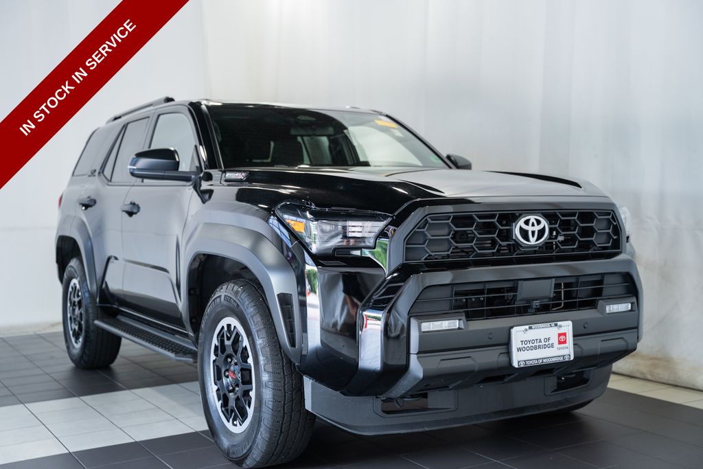Black 2025 Toyota 4Runner TRD Off-Road 4WD SUV / Crossover Four-Wheel Drive 8-Speed Automatic