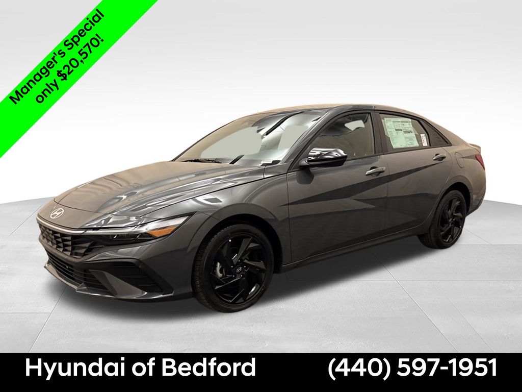 Ecotronic Gray 2026 Hyundai Elantra SEL Sport FWD Sedan Front-Wheel Drive Continuously Variable Transmission