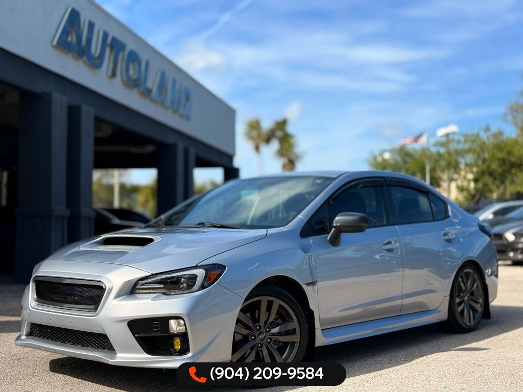 Ice Silver Metallic 2016 Subaru WRX Premium AWD Sedan All-Wheel Drive 6-Speed Manual