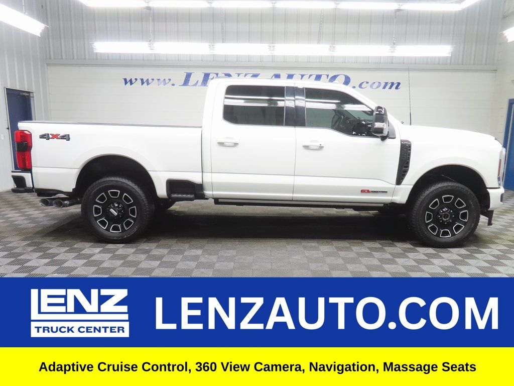 Star White Metallic Tri-Coat 2025 Ford F-250 Super Duty Pickup Truck Four-Wheel Drive Automatic