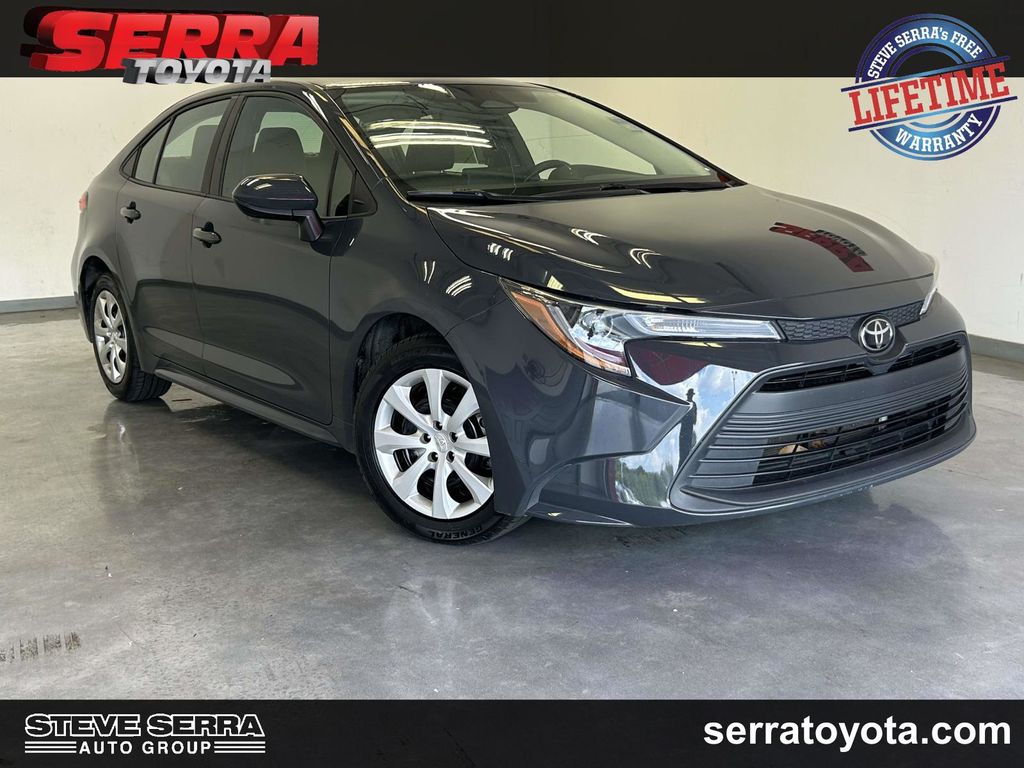 Midnight Black Metallic 2024 Toyota Corolla Sedan Front-Wheel Drive Continuously Variable Transmission