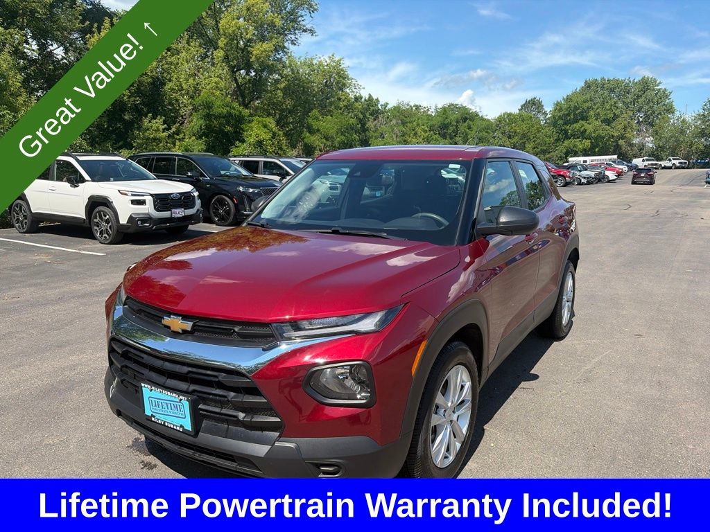 Red (Crimson Metallic) 2023 Chevrolet Trailblazer SUV / Crossover Front-Wheel Drive Continuously Variable Transmission