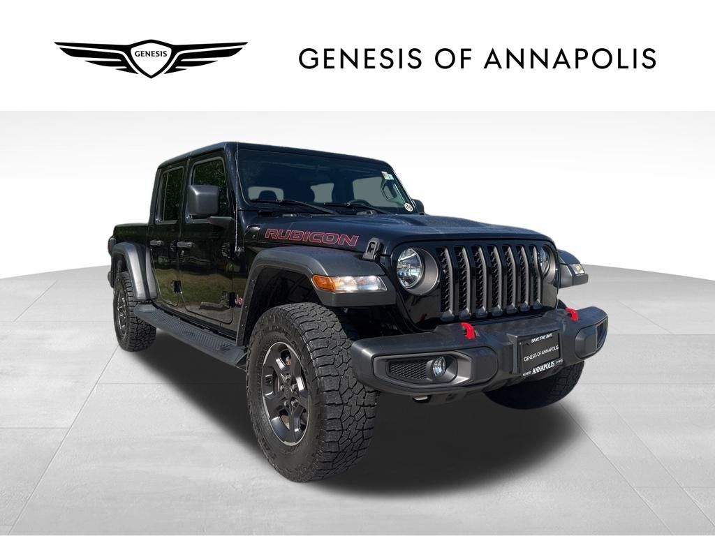 Black Clearcoat 2021 Jeep Gladiator Rubicon Crew Cab 4WD Pickup Truck Four-Wheel Drive 8-Speed Automatic