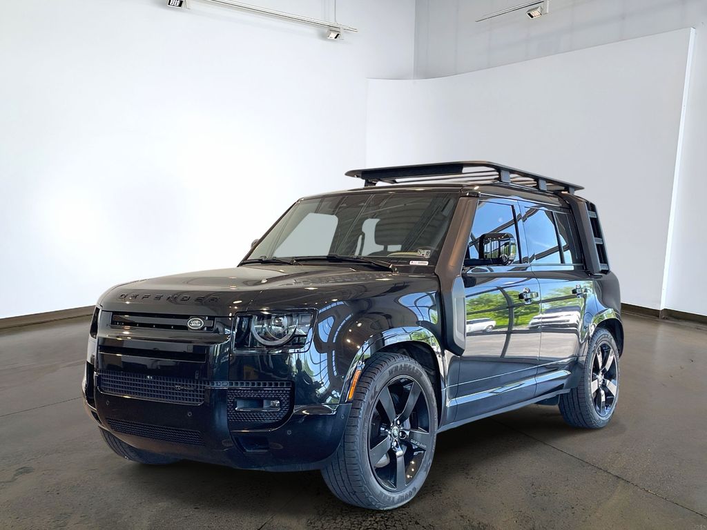 Santorini Black 2022 Land Rover Defender 110 X-Dynamic HSE AWD SUV / Crossover All-Wheel Drive 8-Speed Automatic