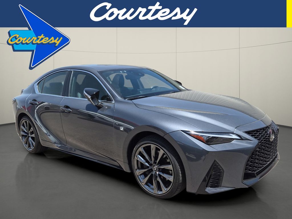 Gray 2024 Lexus IS Sedan All-Wheel Drive 6-Speed Automatic