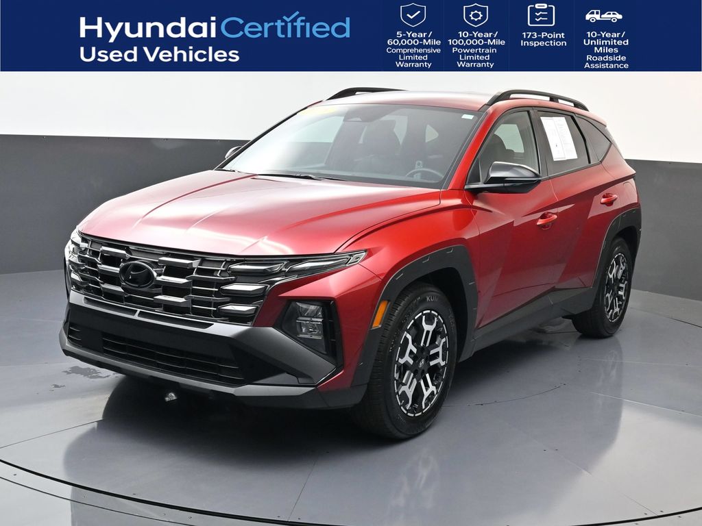 Red 2025 Hyundai Tucson SUV / Crossover Front-Wheel Drive 8-Speed Automatic