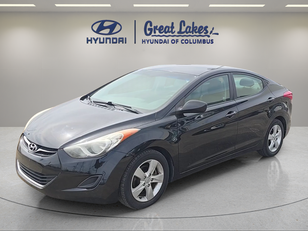 Phantom Black Metallic 2011 Hyundai Elantra GLS FWD Sedan Front-Wheel Drive 6-Speed Automatic Overdrive