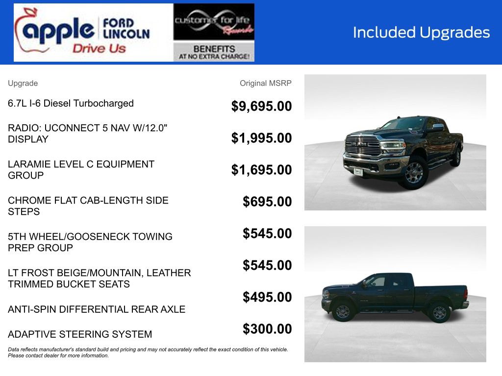 2022 Ram 2500 Laramie Crew Cab 4x4 6'4" Box