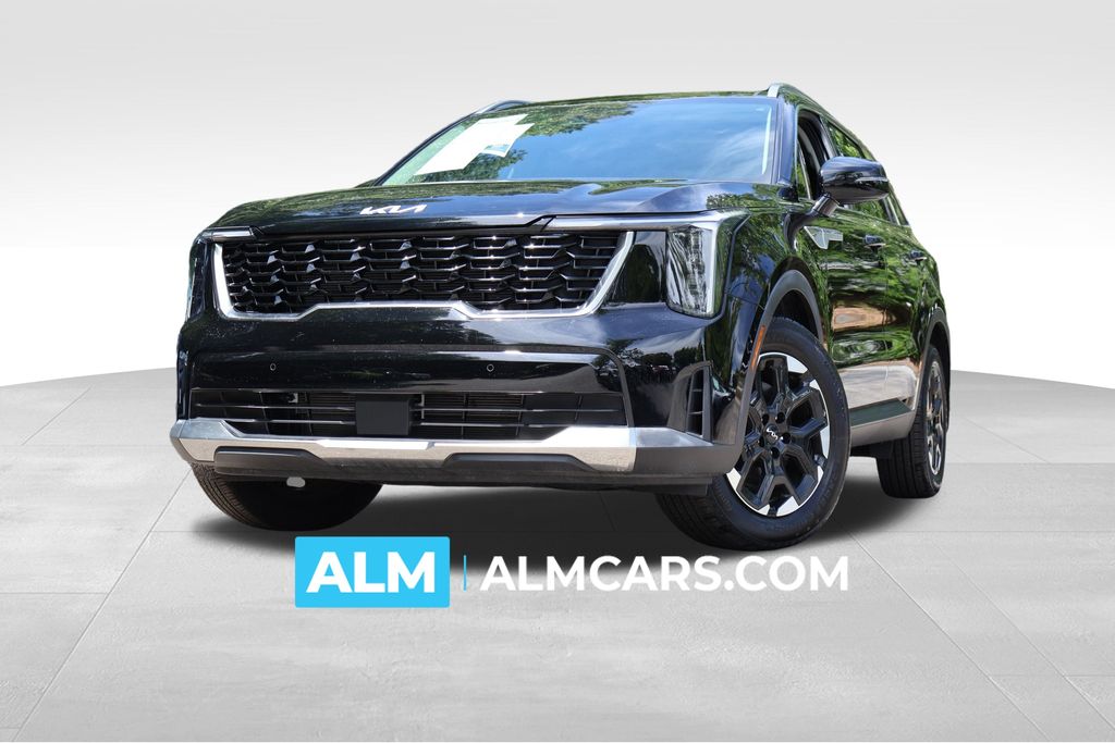 Ebony Black 2025 Kia Sorento SUV / Crossover Front-Wheel Drive 8-Speed Automatic