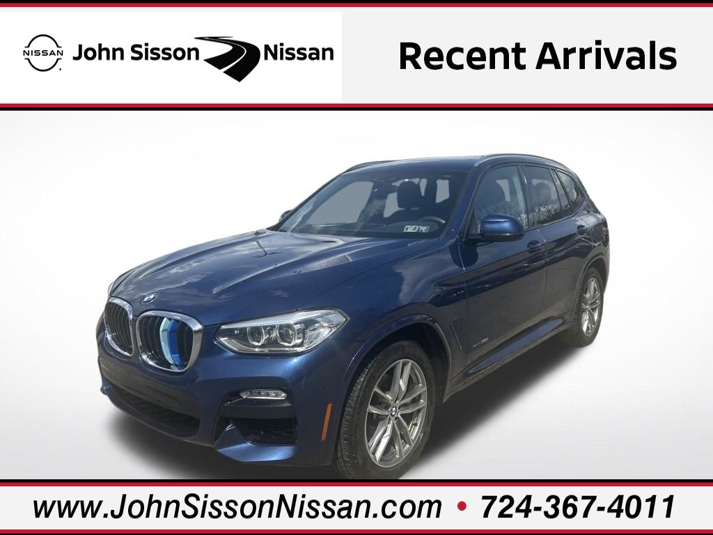 Blue Metallic 2018 BMW X3 xDrive30i AWD SUV / Crossover All-Wheel Drive 8-Speed Automatic