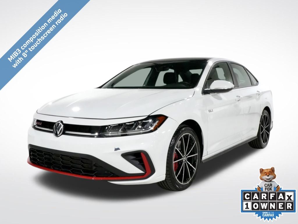 White 2025 Volkswagen Jetta GLI Sedan Front-Wheel Drive Automatic