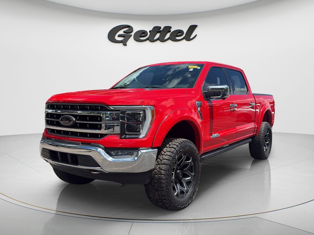 Race Red 2021 Ford F-150 Pickup Truck Four-Wheel Drive Automatic