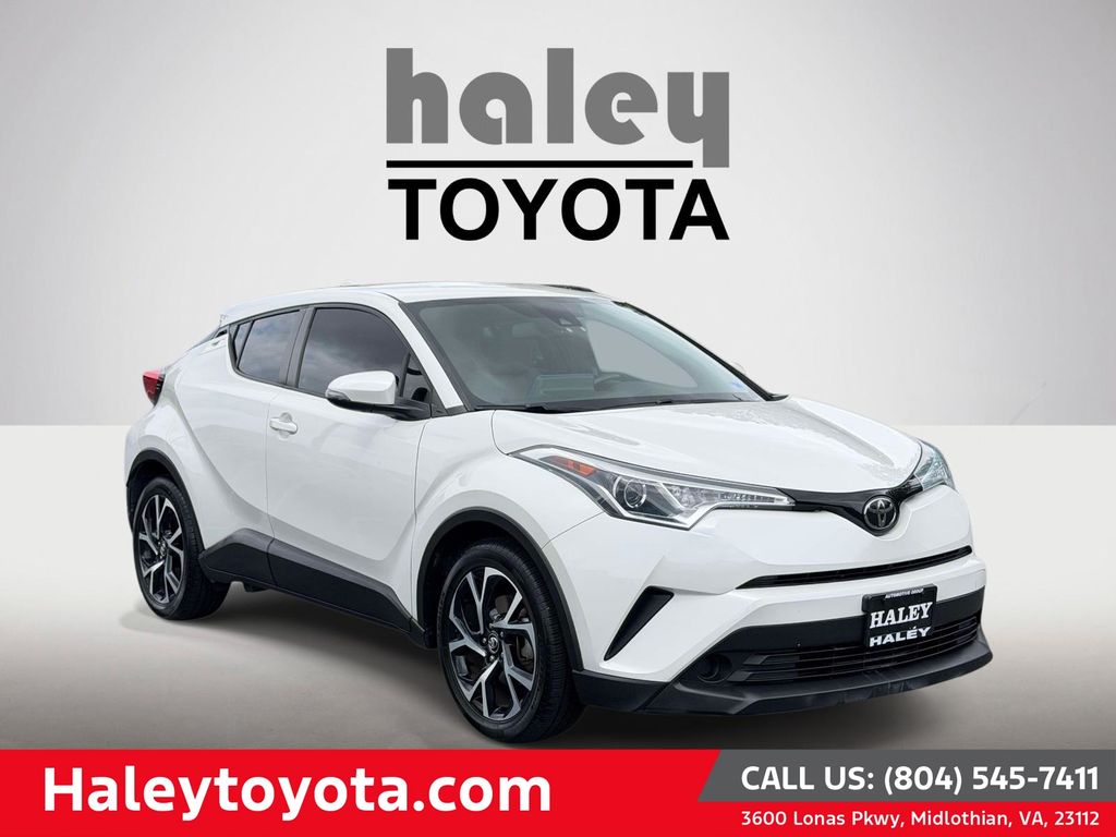 White (Blizzard Pearl) 2019 Toyota C-HR SUV / Crossover Front-Wheel Drive Continuously Variable Transmission