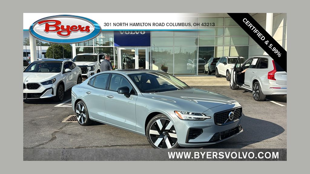 Thunder Gray Metallic 2024 Volvo S60 Sedan All-Wheel Drive Automatic