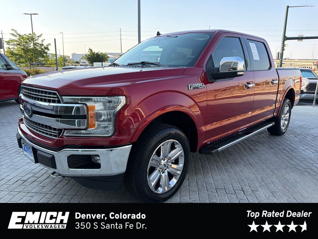 Ruby Red Metallic 2019 Ford F-150 Pickup Truck Four-Wheel Drive Automatic
