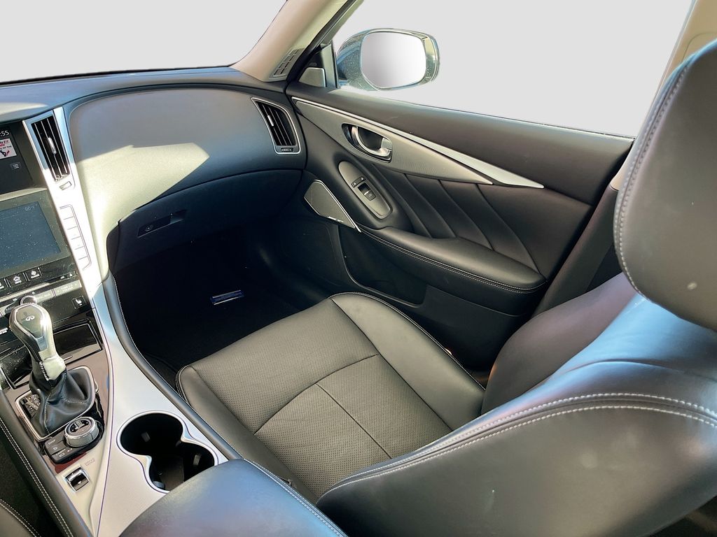 2023 INFINITI Q50 LUXE White at AutoSavvy Houston Northwest