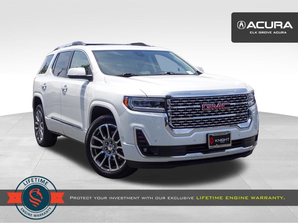 White Frost Tricoat 2022 GMC Acadia SUV / Crossover Four-Wheel Drive 9-Speed Automatic
