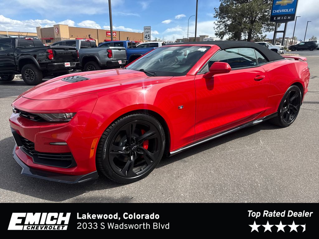 Red 2023 Chevrolet Camaro 2SS Convertible RWD Convertible Rear-Wheel Drive Automatic