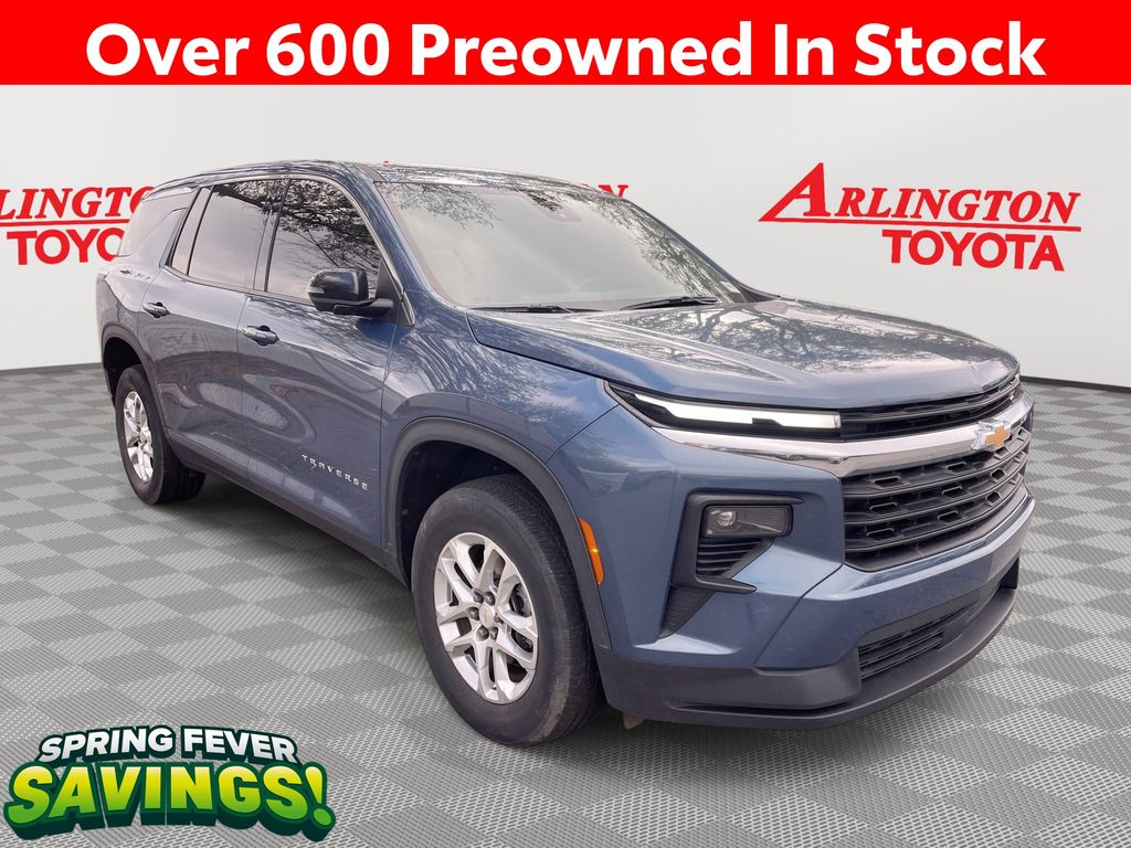 Lakeshore Blue 2024 Chevrolet Traverse LS FWD SUV / Crossover Front-Wheel Drive 8-Speed Automatic