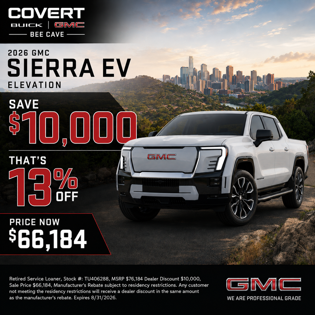 Gray 2026 GMC Sierra EV Pickup Truck All-Wheel Drive 1-Speed Automatic