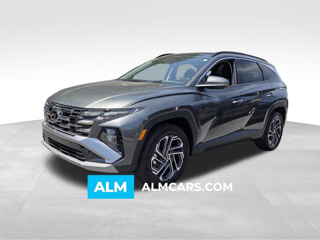 Amazon Gray 2025 Hyundai Tucson Hybrid Limited AWD SUV / Crossover All-Wheel Drive 6-Speed Automatic