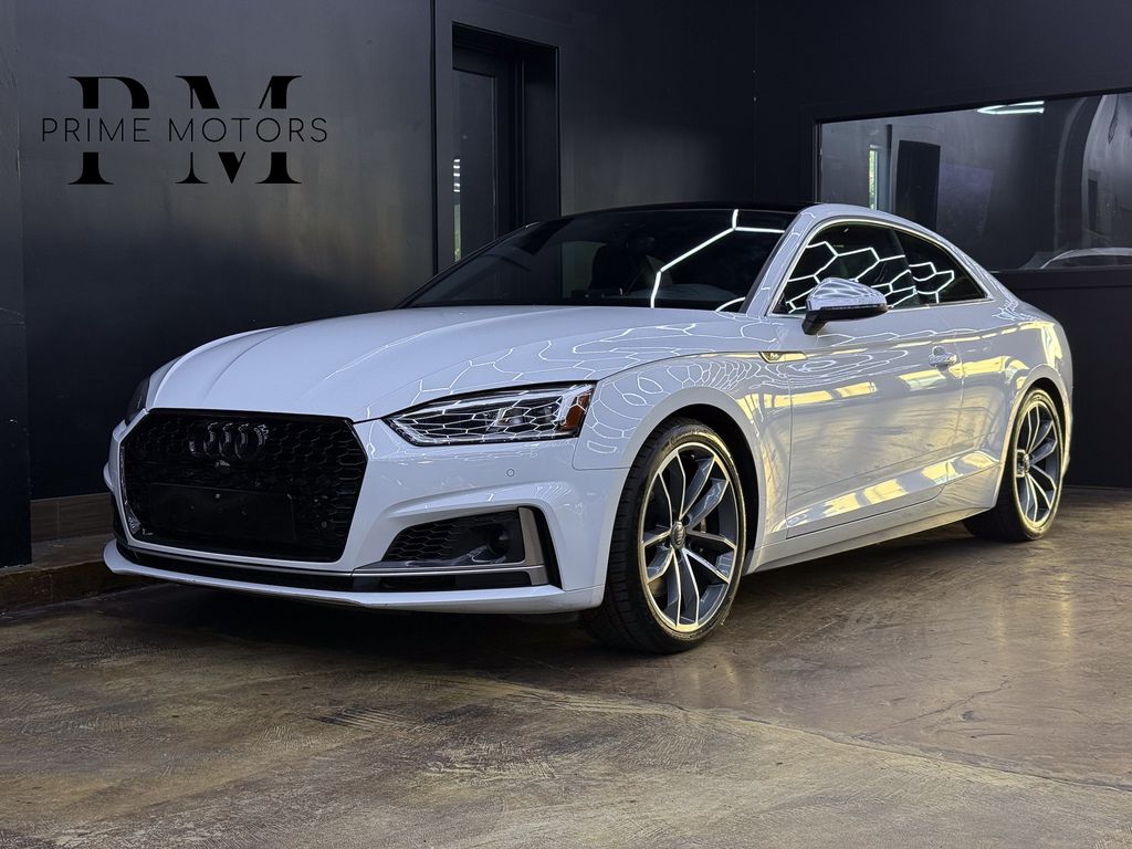 Glacier White 2018 Audi S5 3.0T quattro Prestige Coupe AWD Coupe All-Wheel Drive 8-Speed Automatic