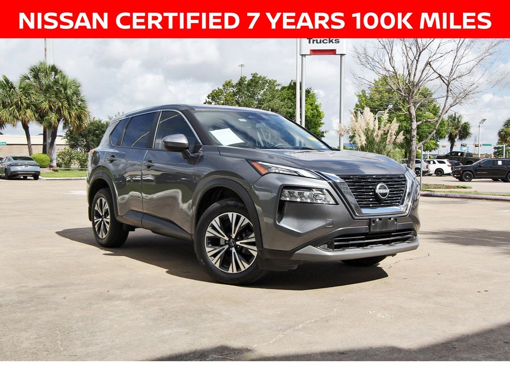 Gray (Gun Metallic) 2023 Nissan Rogue SUV / Crossover Front-Wheel Drive Continuously Variable Transmission