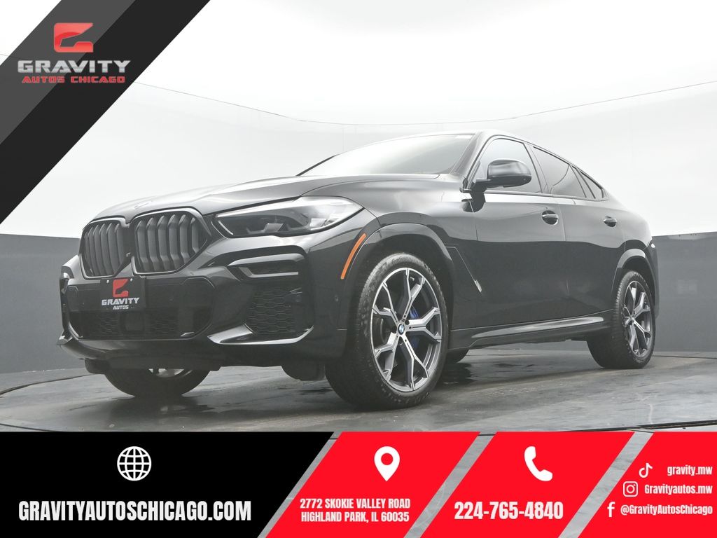 Black Sapphire Metallic 2023 BMW X6 SUV / Crossover All-Wheel Drive 8-Speed Automatic