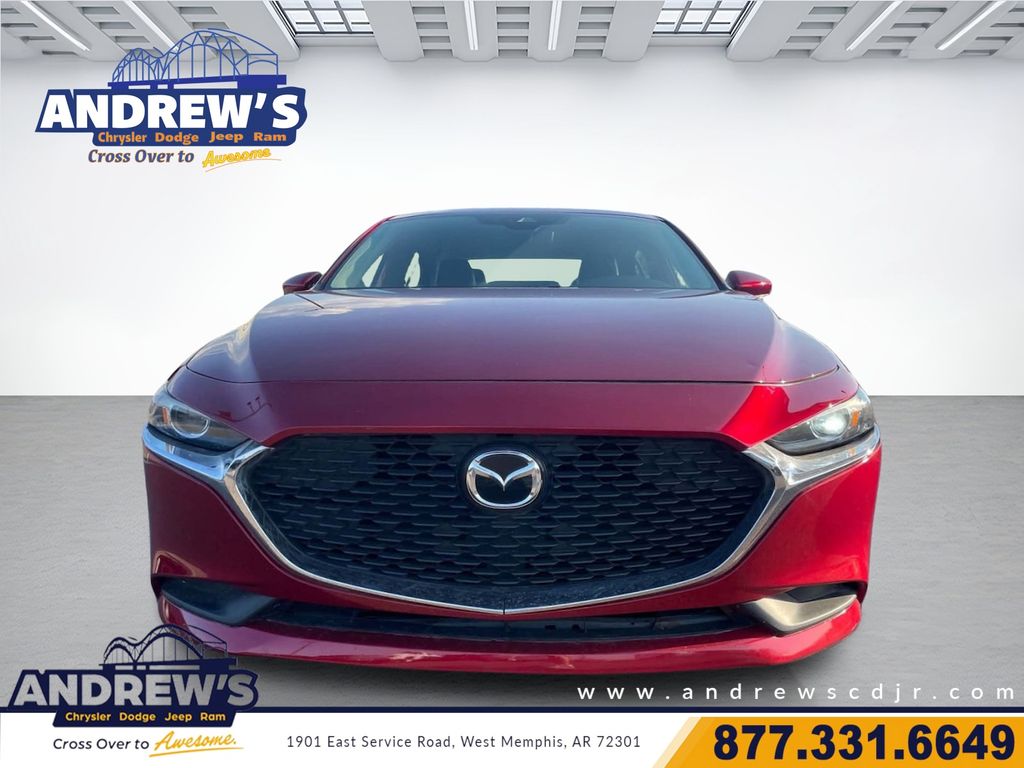 Soul Red Crystal Metallic 2021 Mazda MAZDA3 Sedan Front-Wheel Drive 6-Speed Automatic