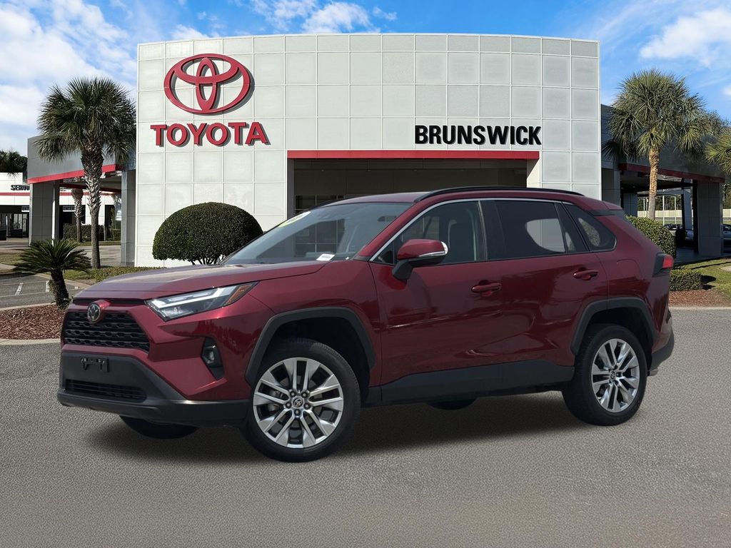 Red (Ruby Flare Pearl) 2022 Toyota RAV4 SUV / Crossover Front-Wheel Drive Automatic