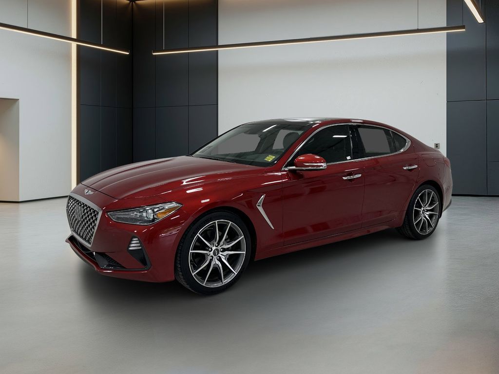 Havana Red 2021 Genesis G70 2.0T RWD Sedan Rear-Wheel Drive 8-Speed Automatic