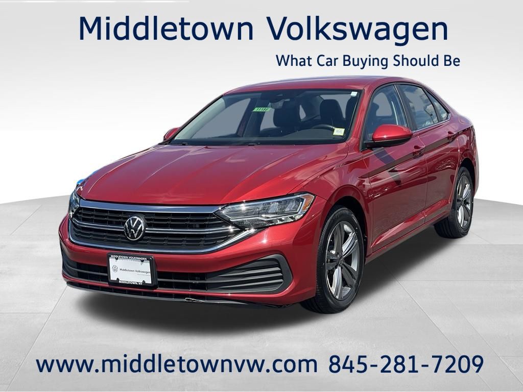 Kings Red Metallic 2024 Volkswagen Jetta Sedan Front-Wheel Drive 8-Speed Automatic