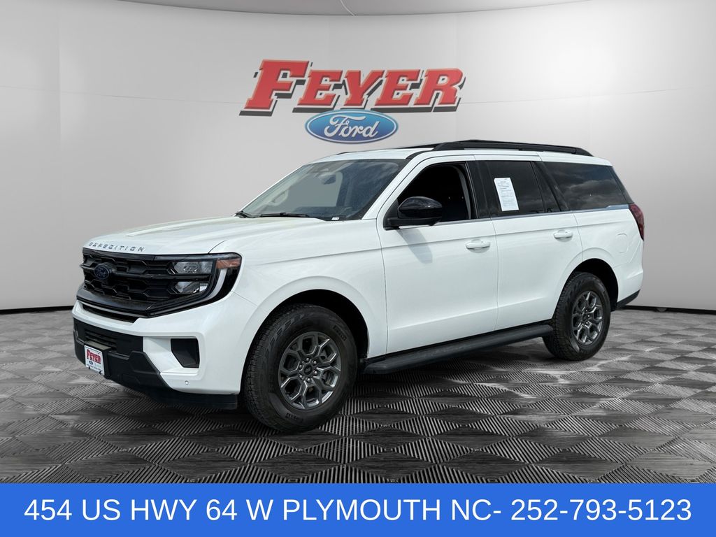 White Metallic 2025 Ford Expedition SUV / Crossover Four-Wheel Drive Automatic