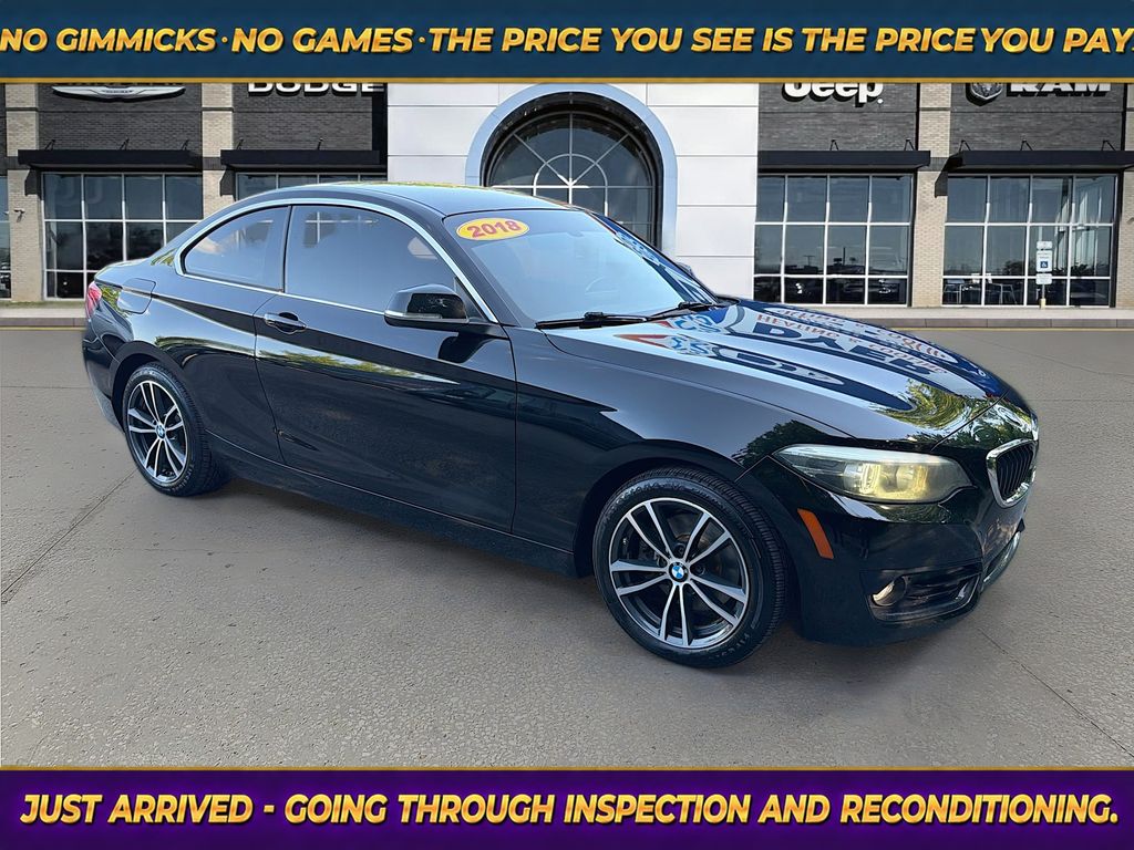 Jet Black 2018 BMW 2 Series 230i Coupe RWD Coupe Rear-Wheel Drive 8-Speed Automatic