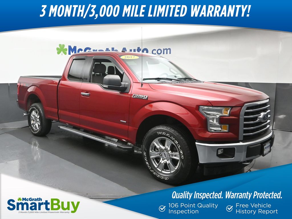 Ruby Red Metallic 2017 Ford F-150 Pickup Truck Four-Wheel Drive Automatic