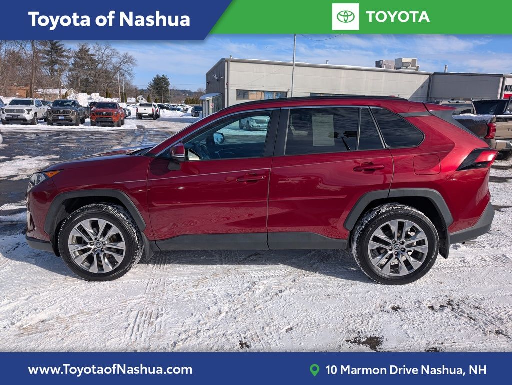 Ruby Flare Pearl Red 2019 Toyota RAV4 XLE Premium AWD SUV / Crossover All-Wheel Drive 8-Speed Automatic