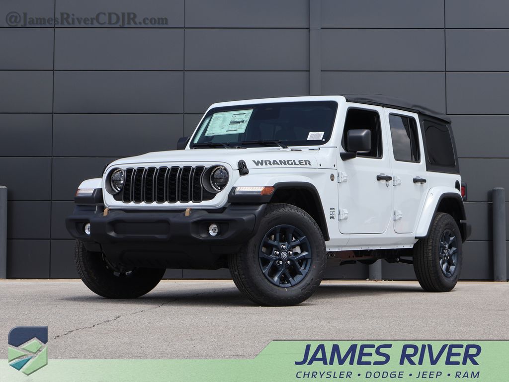 Bright White Clearcoat 2026 Jeep Wrangler SUV / Crossover Four-Wheel Drive 8-Speed Automatic