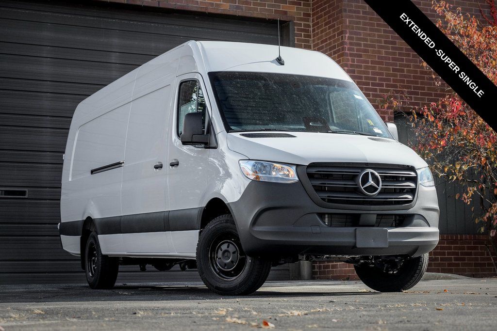 Artic White 2026 Mercedes-Benz Sprinter Cargo Van Rear-Wheel Drive 9-Speed Automatic