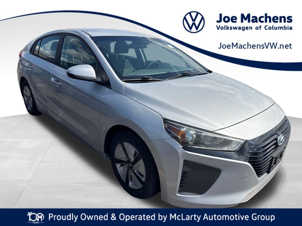 Symphony Air Silver 2018 Hyundai Ioniq Hybrid Hatchback Front-Wheel Drive 6-Speed Dual Clutch