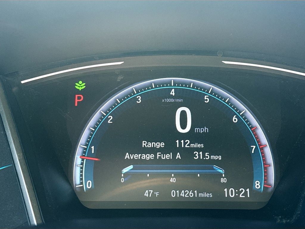 2020 Honda Civic EX-L White at Community Honda