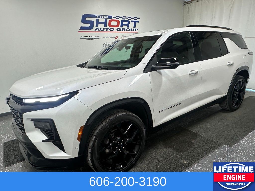 White (Iridescent Pearl Tricoat) 2024 Chevrolet Traverse RS AWD SUV / Crossover Four-Wheel Drive 8-Speed Automatic