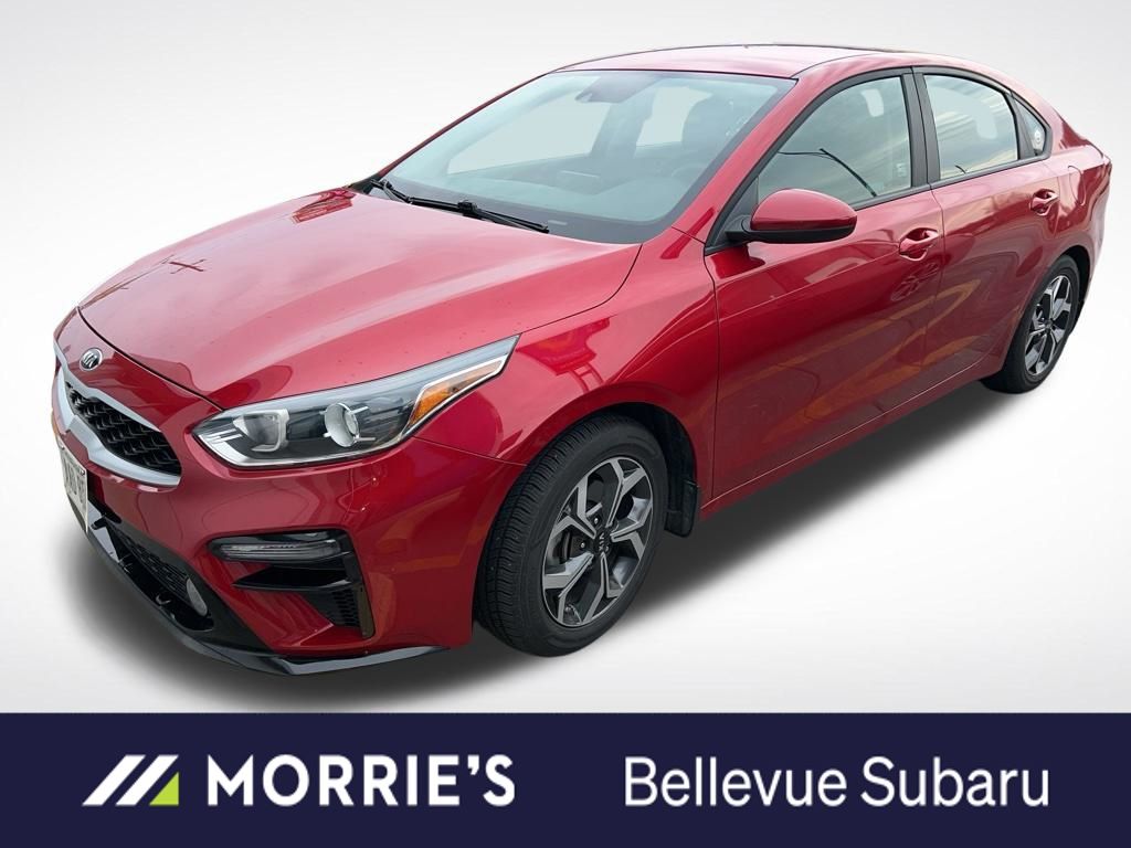 Currant Red 2019 Kia Forte LXS FWD Sedan Front-Wheel Drive Continuously Variable Transmission