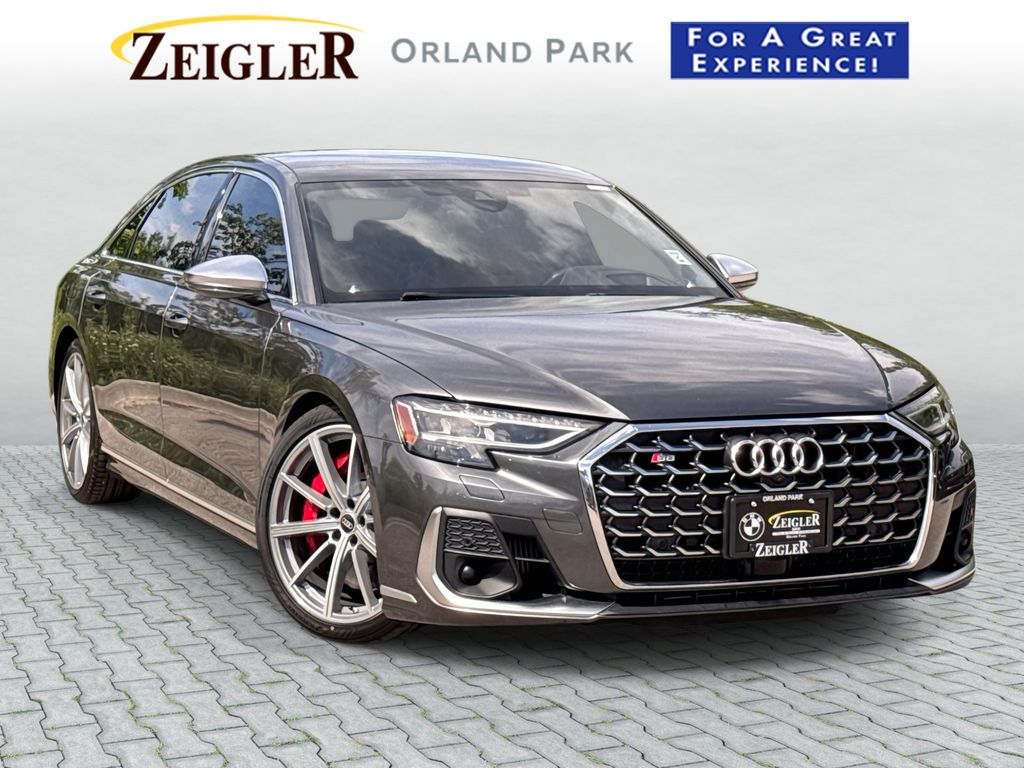 Daytona Gray Pearl 2022 Audi S8 Sedan All-Wheel Drive 8-Speed Automatic