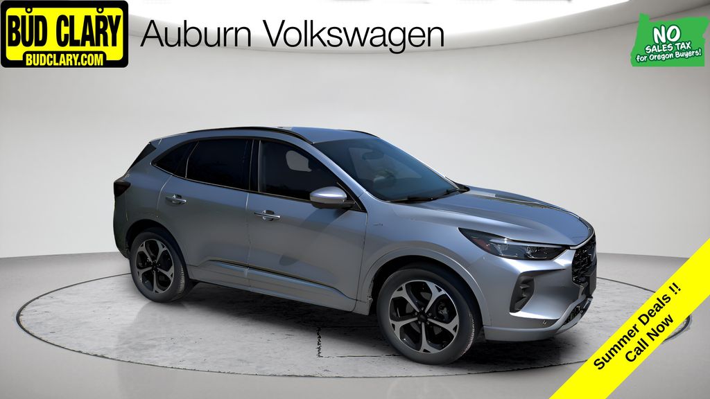 Silver Metallic 2024 Ford Escape Hybrid SUV / Crossover All-Wheel Drive Continuously Variable Transmission